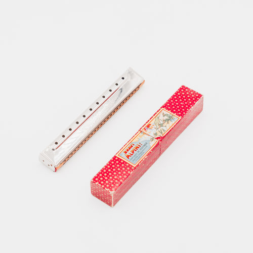 Armonica a Bocca "Bravi Alpini" M. Hohner - Strumento Musicale Vintage con Scatola Originale
