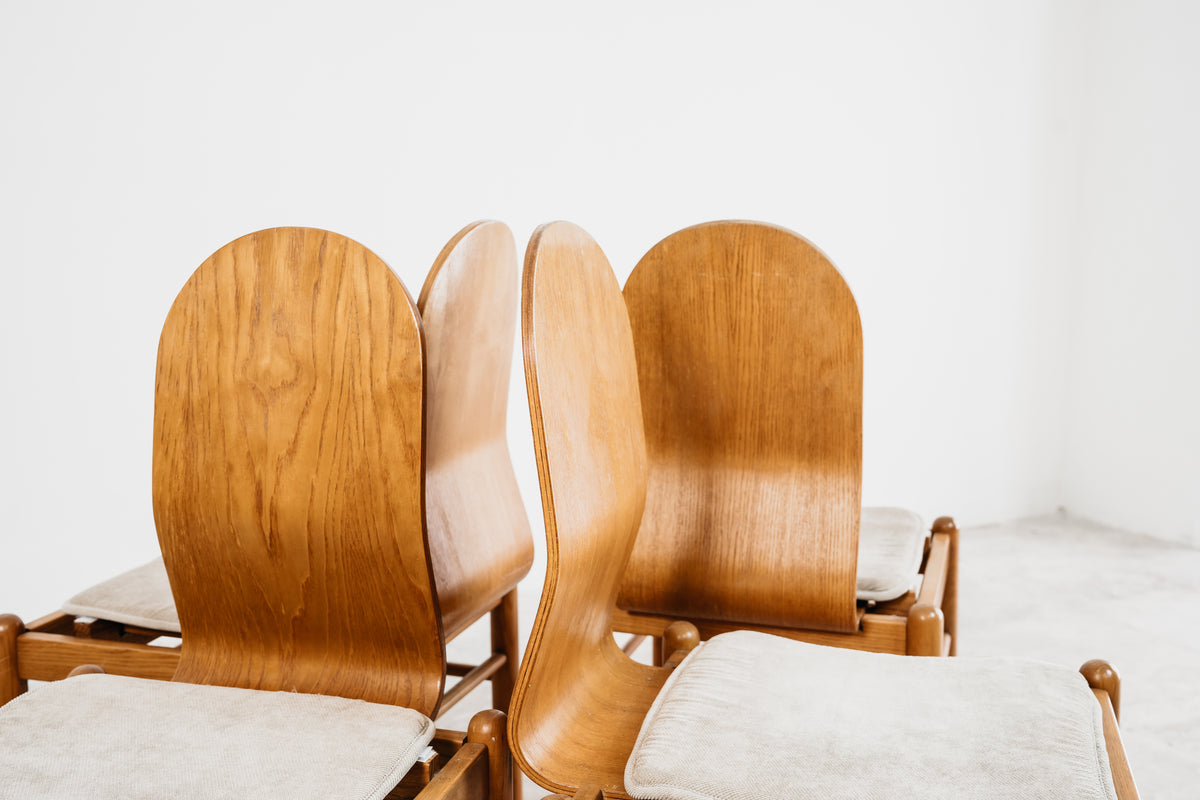 Set di 4 Sedie da Pranzo JYSK - Design Mid-Century Stile Scandinavo Anni '70
