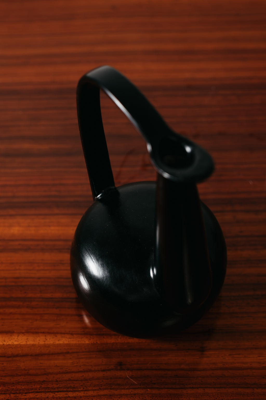 Brocca Vaso Scultoreo in Bucchero Nero Gio Ponti - Design Italiano Anni '40 Raro Modernariato