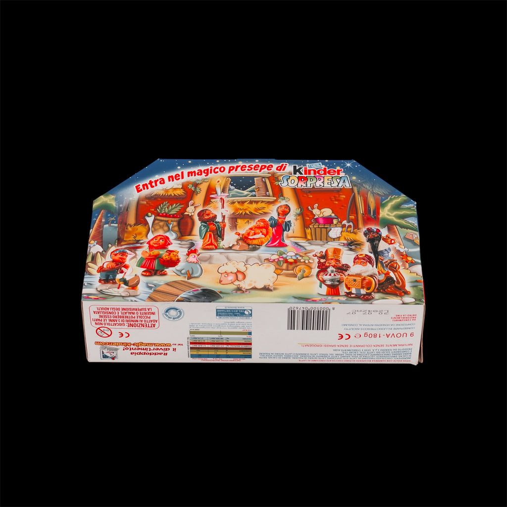 Presepe Kinder Sorpresa Vintage 2007 Completo Con Personaggi e Scatola Scenario