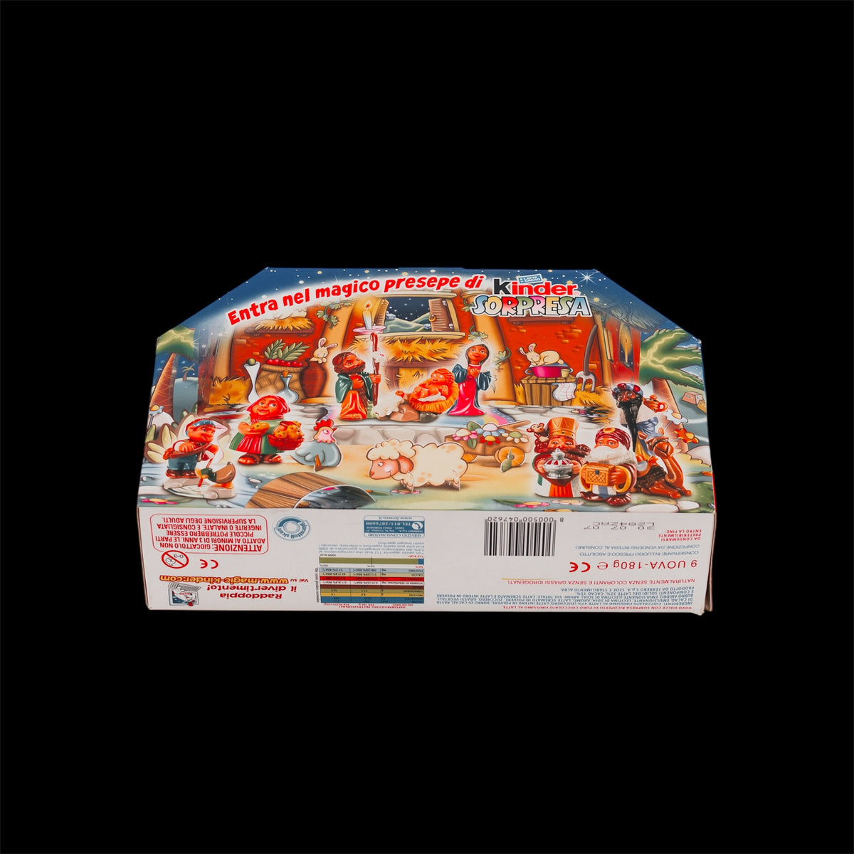 Presepe Kinder Sorpresa Vintage 2007 Completo Con Personaggi e Scatola Scenario