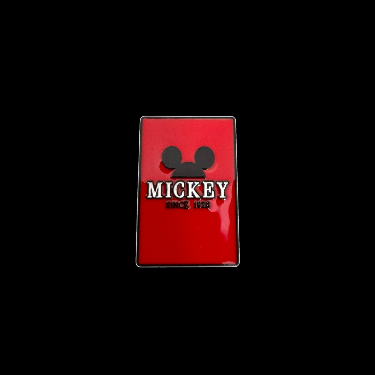 Spilletta in Metallo Smaltato - Topolino Logo "Mickey Since 1928"