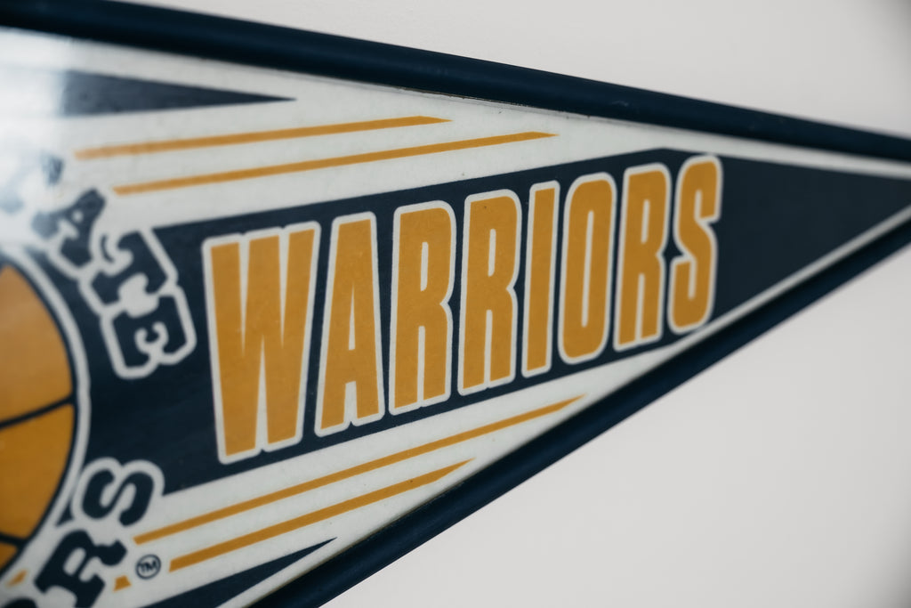 Gagliardetto Golden State Warriors Vintage Anni 90 Pennant NBA WinCraft Basket USA
