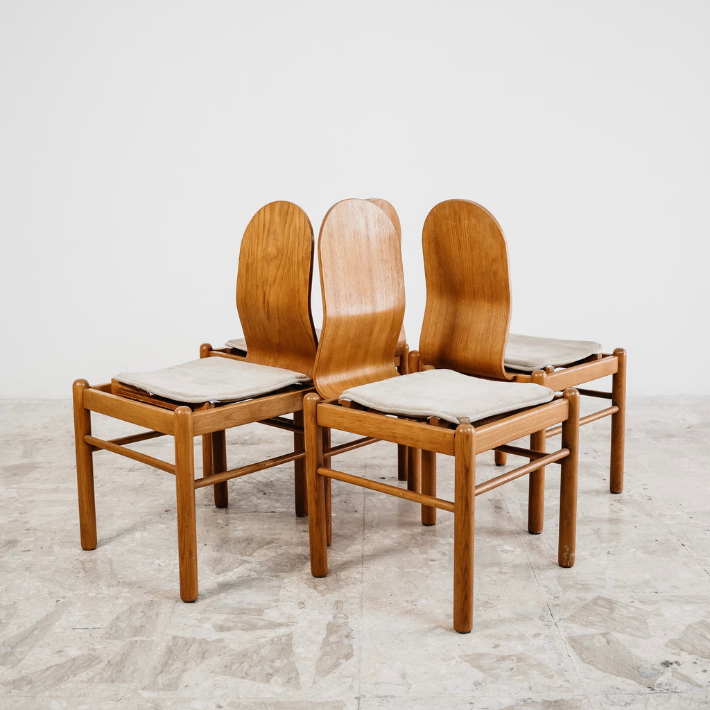Set di 4 Sedie da Pranzo JYSK - Design Mid-Century Stile Scandinavo Anni '70