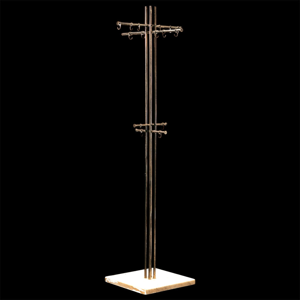 Appendiabiti da Terra Renato Zevi per Metalarte - Design Anni '70 Hollywood Regency