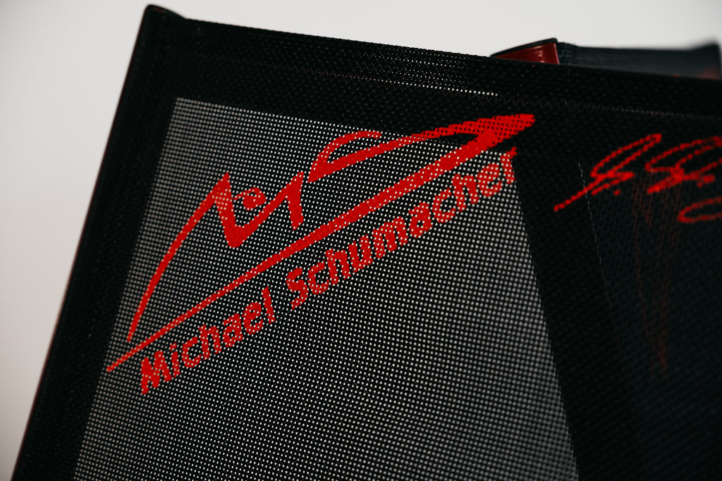 Coppia di Sedie Pieghevoli Michael Schumacher Official Merchandise - Memorabilia F1 Anni 2000