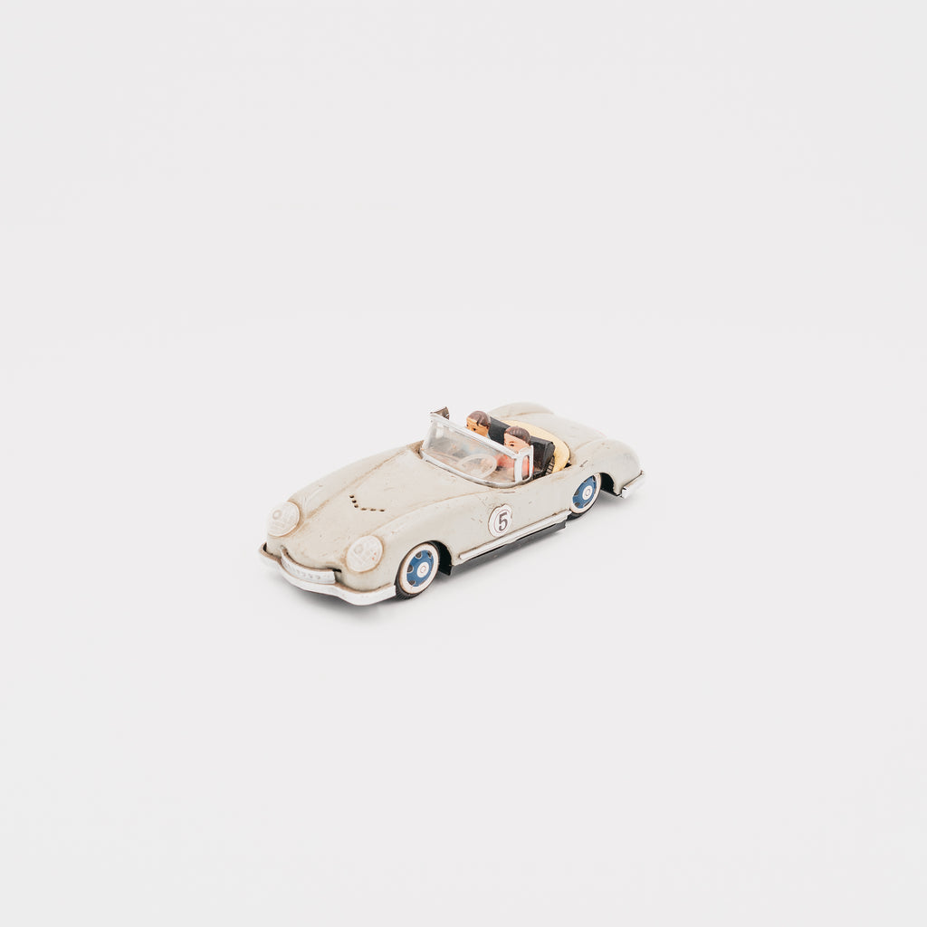Automobilina Porsche 356 Speedster in Latta (Tin Toy) - Manifattura Cinese Vintage da Collezione