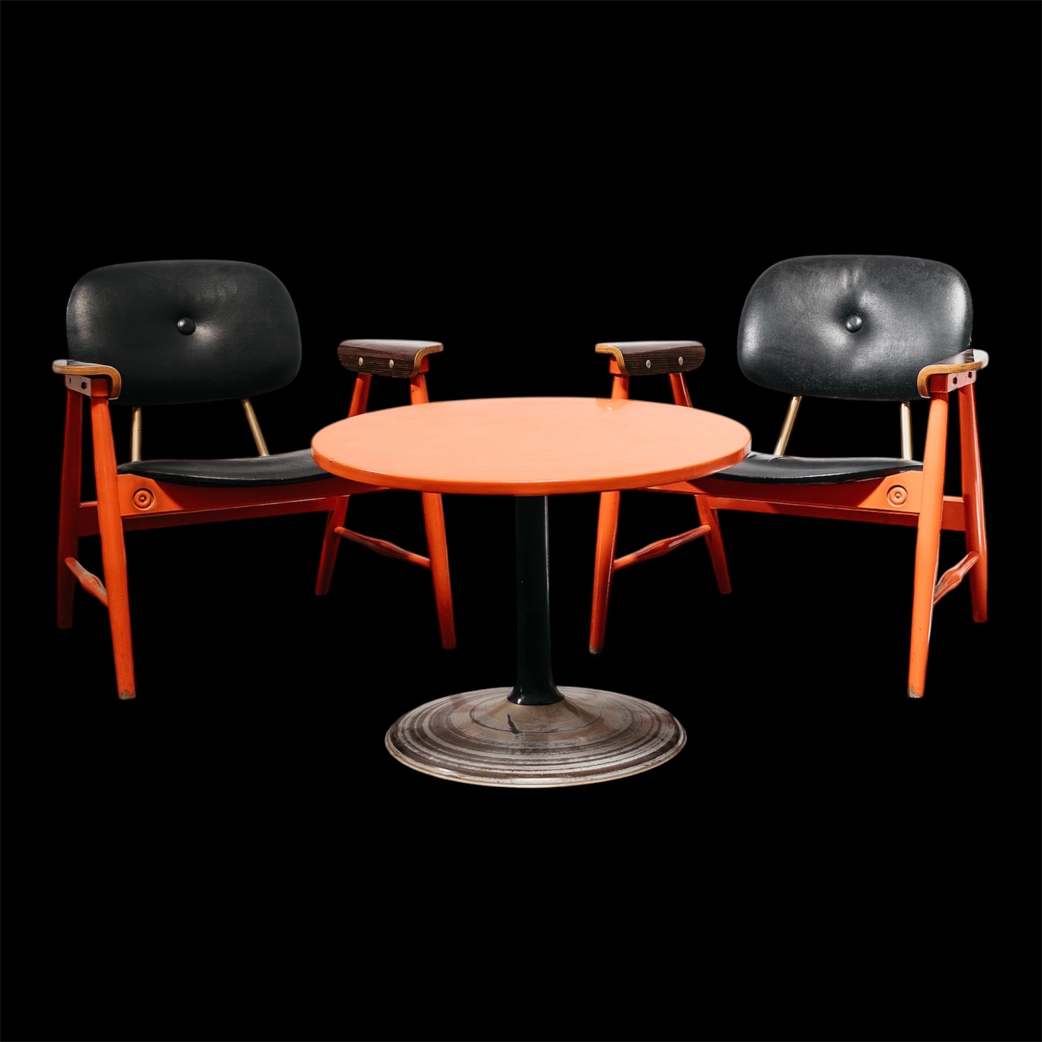 Roman ＆Paul＆USOS 1970s Marco Zanuso for Poltronova Space Age Lounge Set - 2