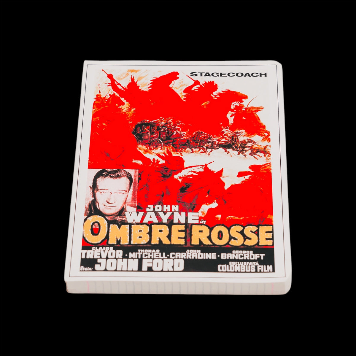 Quadernetto Vintage Anni '60 Serie Cinema "Ombre Rosse" John Wayne - Fondo di Magazzino (NOS)