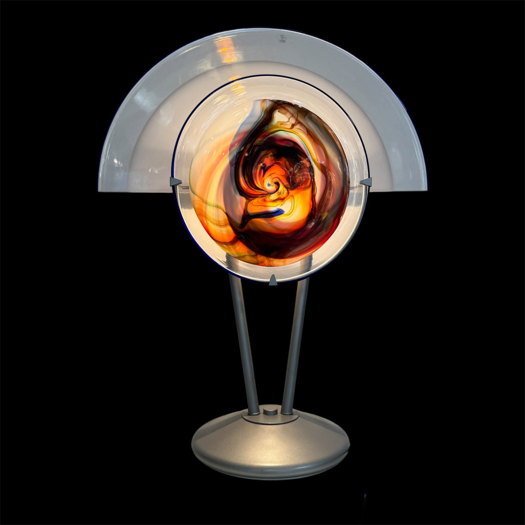 Lampada tavolo Tramonto Murano Vetro Design Vintage anni 80
