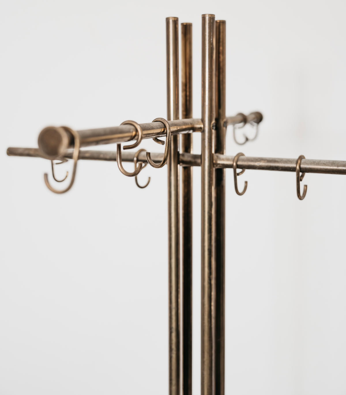 Appendiabiti da Terra Renato Zevi per Metalarte - Design Anni '70 Hollywood Regency