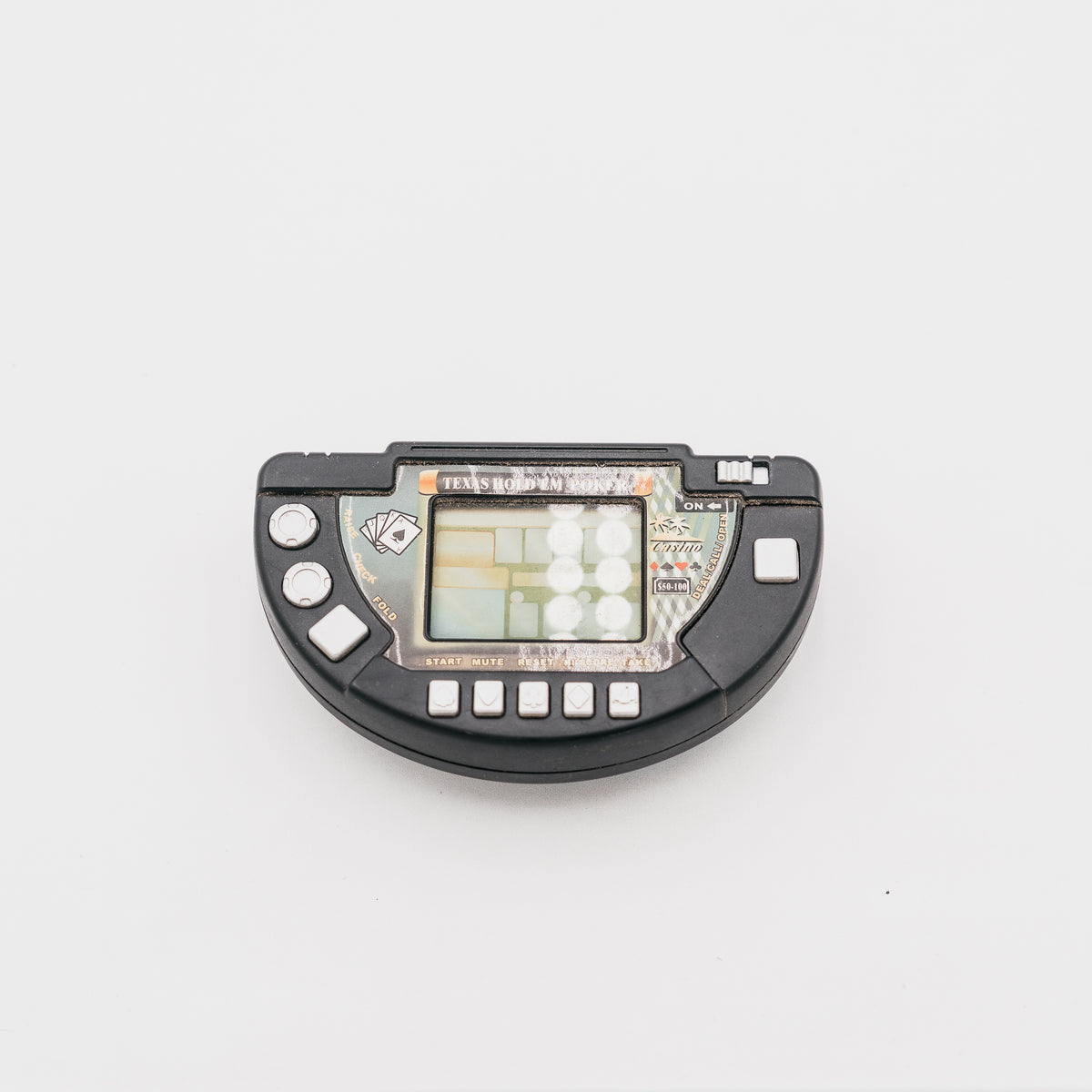 Gioco Elettronico Portatile Texas Hold'em Poker LCD - Console Vintage Anni 2000