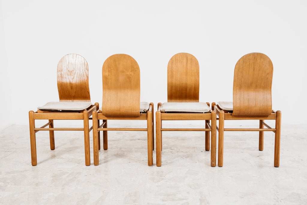 Set di 4 Sedie da Pranzo JYSK - Design Mid-Century Stile Scandinavo Anni '70