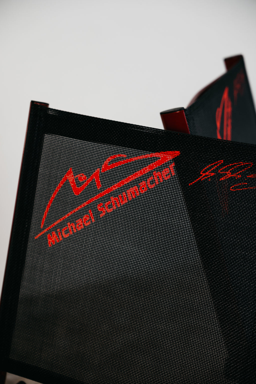 Coppia di Sedie Pieghevoli Michael Schumacher Official Merchandise - Memorabilia F1 Anni 2000