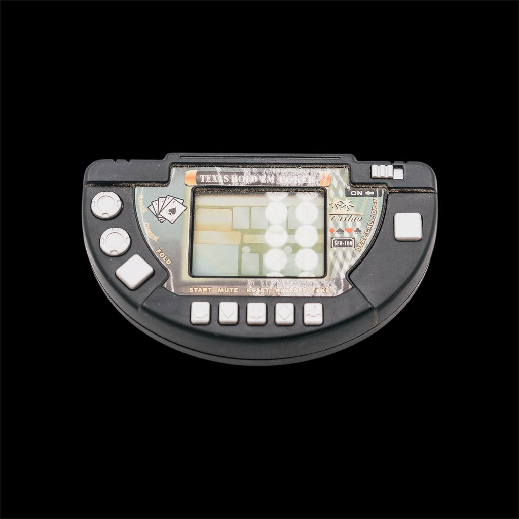 Gioco Elettronico Portatile Texas Hold'em Poker LCD - Console Vintage Anni 2000