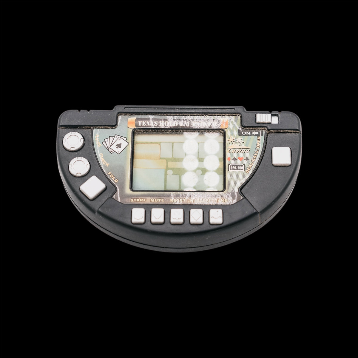 Gioco Elettronico Portatile Texas Hold'em Poker LCD - Console Vintage Anni 2000