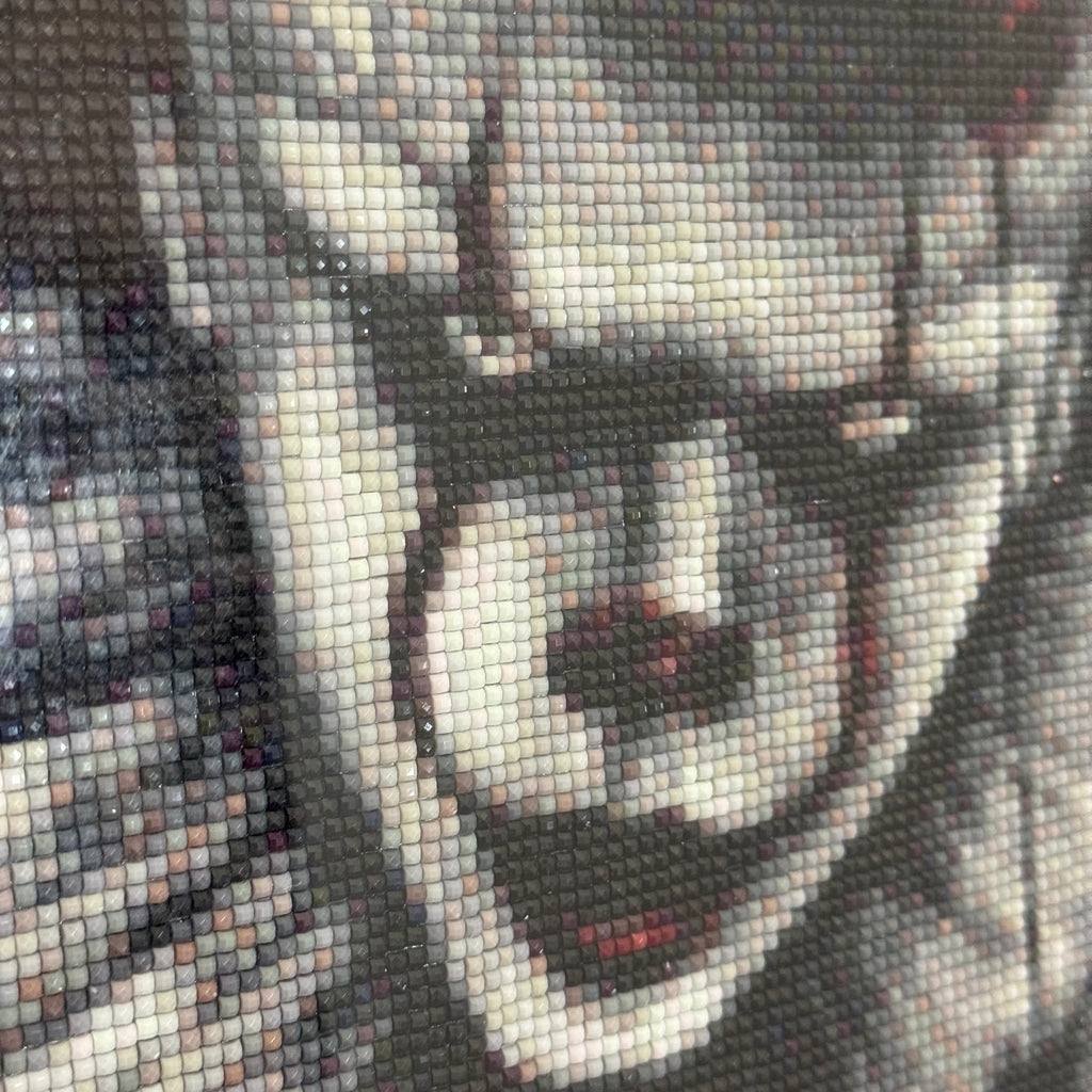 Quadro Horror "IT - Pennywise" in Diamond Painting con Cornice Nera