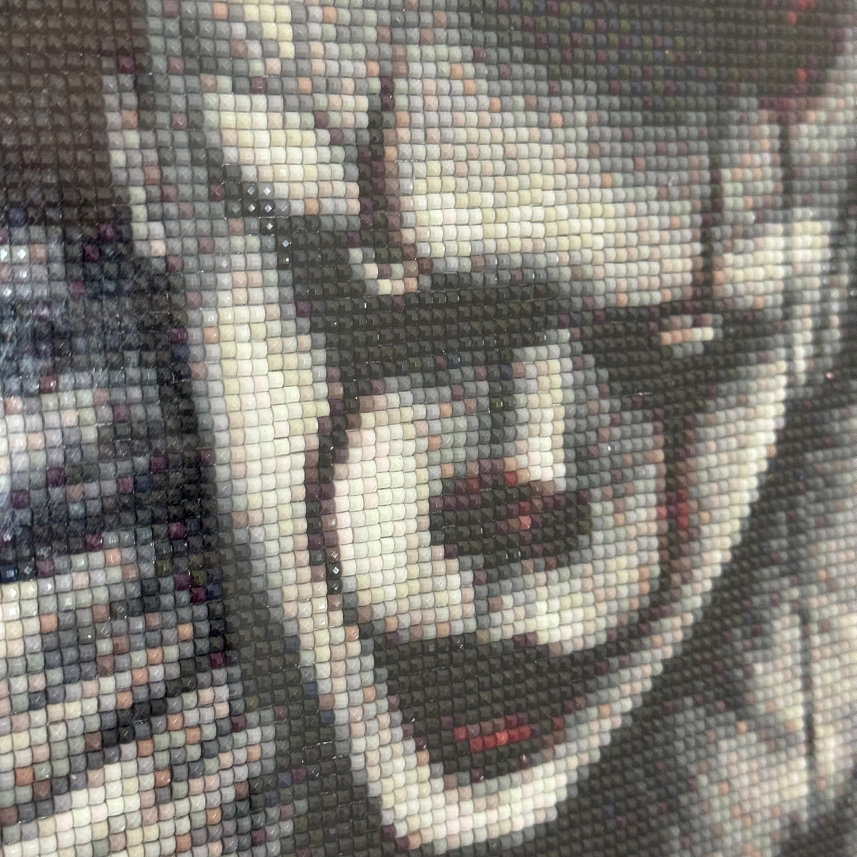 Quadro Horror "IT - Pennywise" in Diamond Painting con Cornice Nera