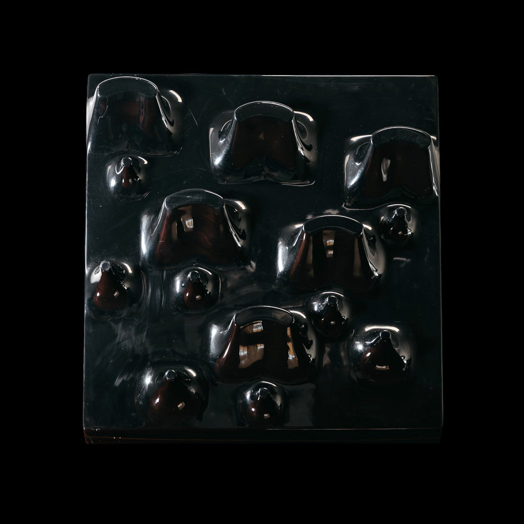 Iconic Black "Slab" Wall-Mounted Coat Rack by De Pas, D'Urbino & Lomazzi for Longato, 1969 (MoMA Collection)