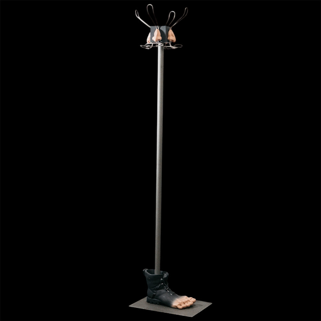 Ultra-Rare "Homage to Magritte" Sculptural Coat Rack by Antartidee, 1980s | Museum Quality