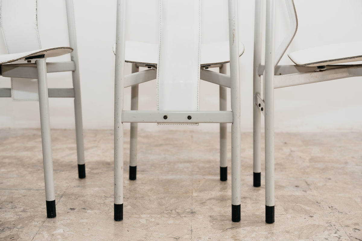 Achille Castiglioni Zanotta Set 4 Sedie Mod. Irma Anni 80