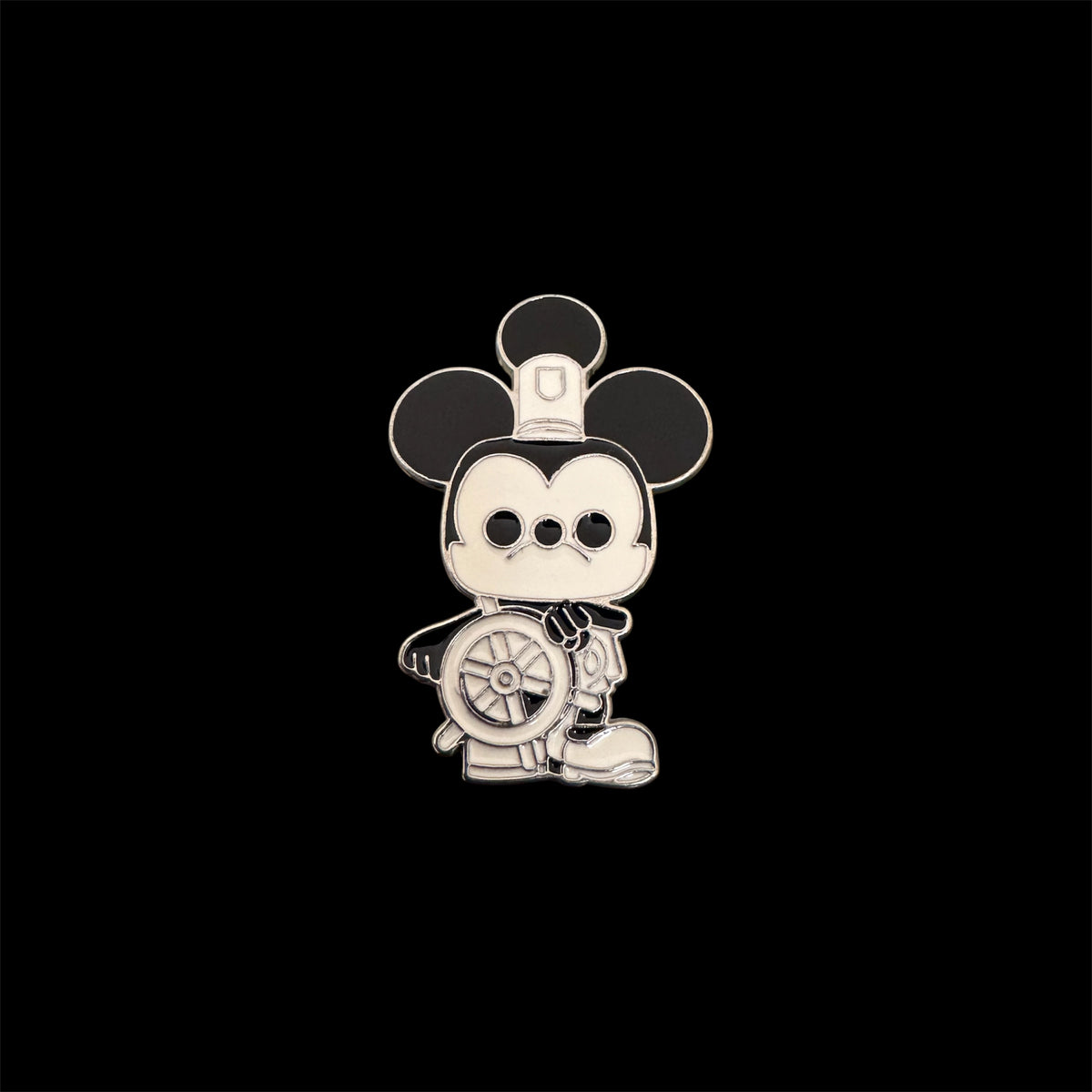Spilletta in Metallo Smaltato - Topolino Steamboat Willie