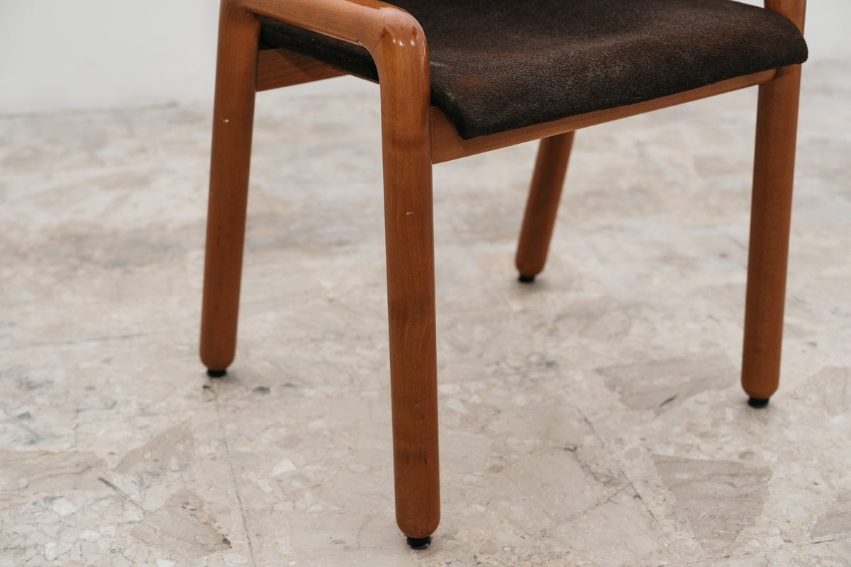 Set di 3 Sedie con Braccioli Modello "Dilos" Guido Faleschini per I 4 Mariani - Design Anni '70