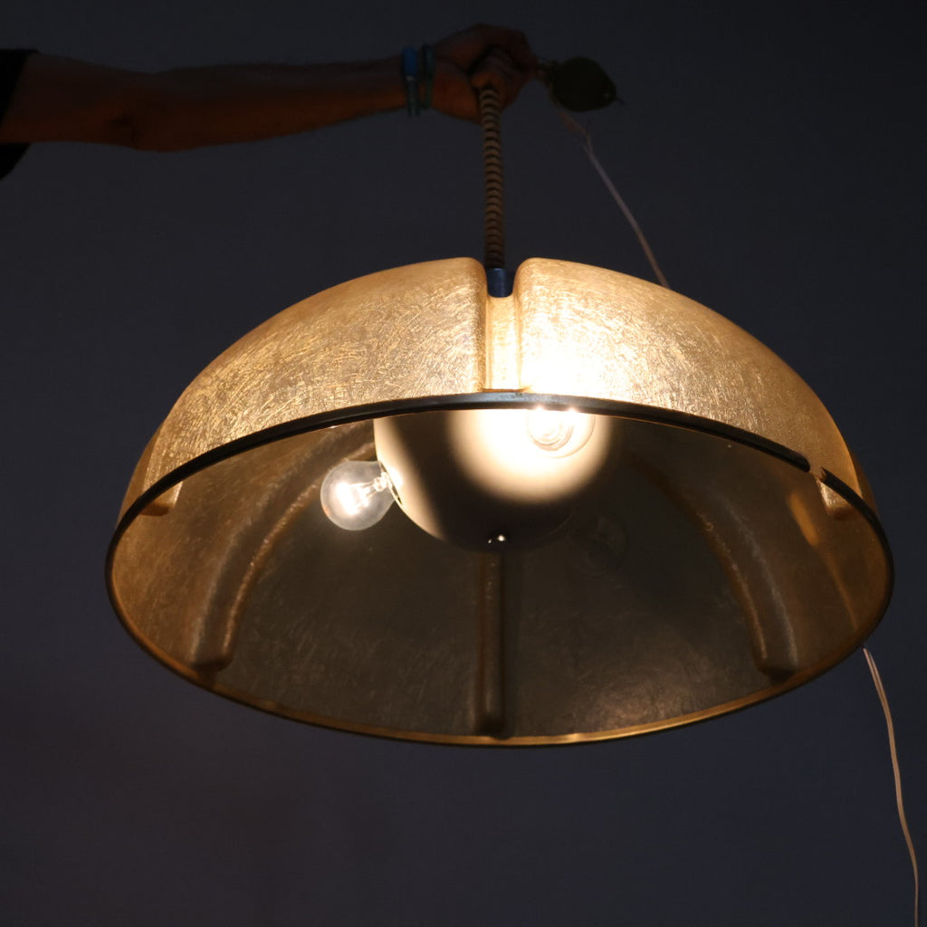 Lampada a Sospensione "S447" Luci Illuminazione - Idea Studio Tecno Design (Anni '70)