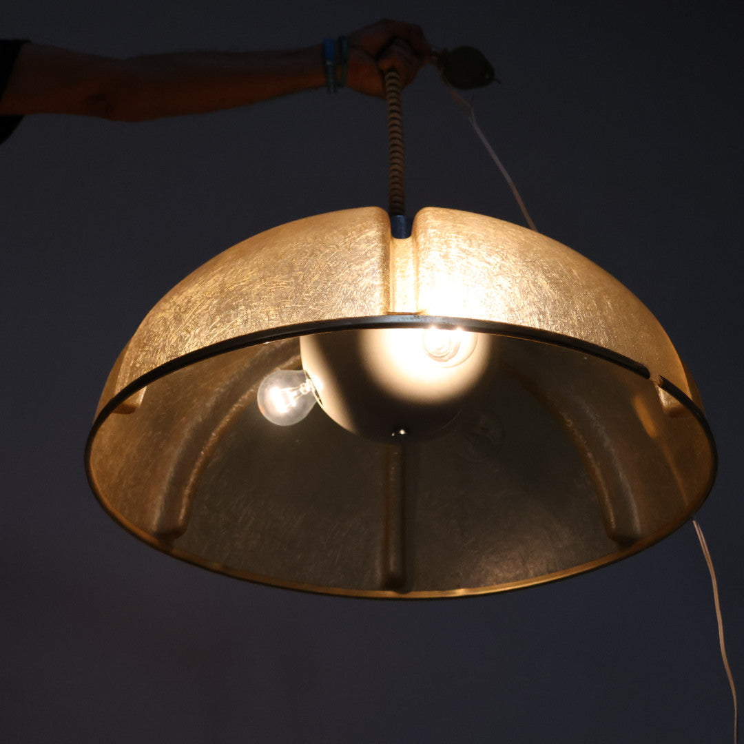 Lampada a Sospensione "S447" Luci Illuminazione - Idea Studio Tecno Design (Anni '70)