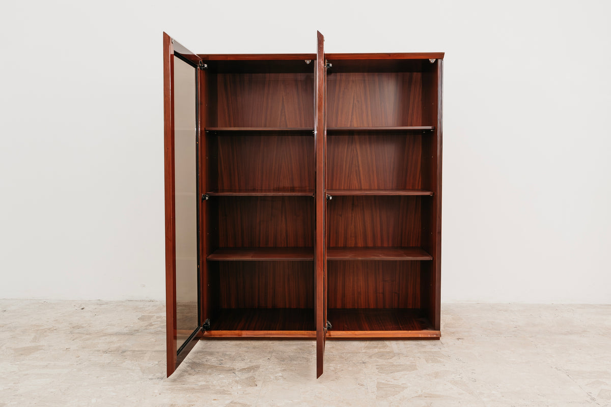 Vetrina in Palissandro Monumentale Zebrawood Lacquered - Mid-Century Design 1970