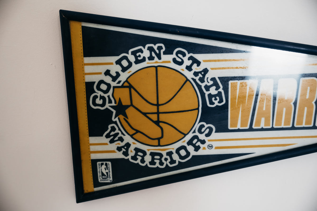 Gagliardetto Golden State Warriors Vintage Anni 90 Pennant NBA WinCraft Basket USA