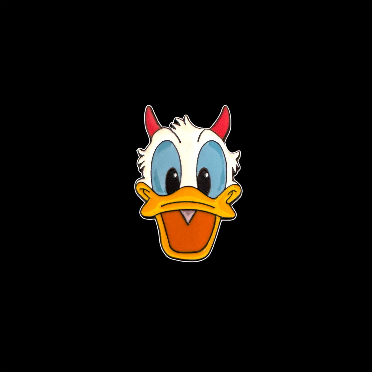 Spilletta in Metallo Smaltato - Paperino Diavoletto / Halloween (Donald Duck)