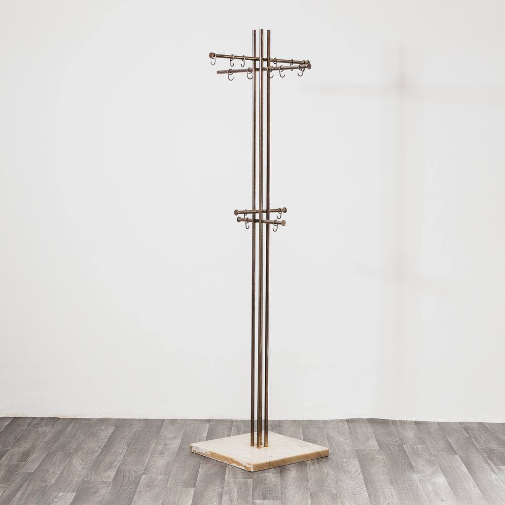 Appendiabiti da Terra Renato Zevi per Metalarte - Design Anni '70 Hollywood Regency