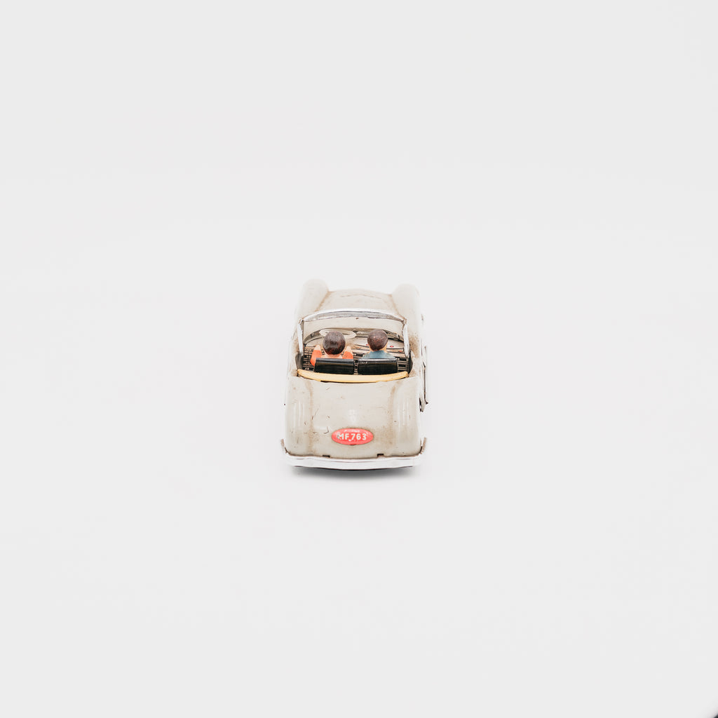 Automobilina Porsche 356 Speedster in Latta (Tin Toy) - Manifattura Cinese Vintage da Collezione