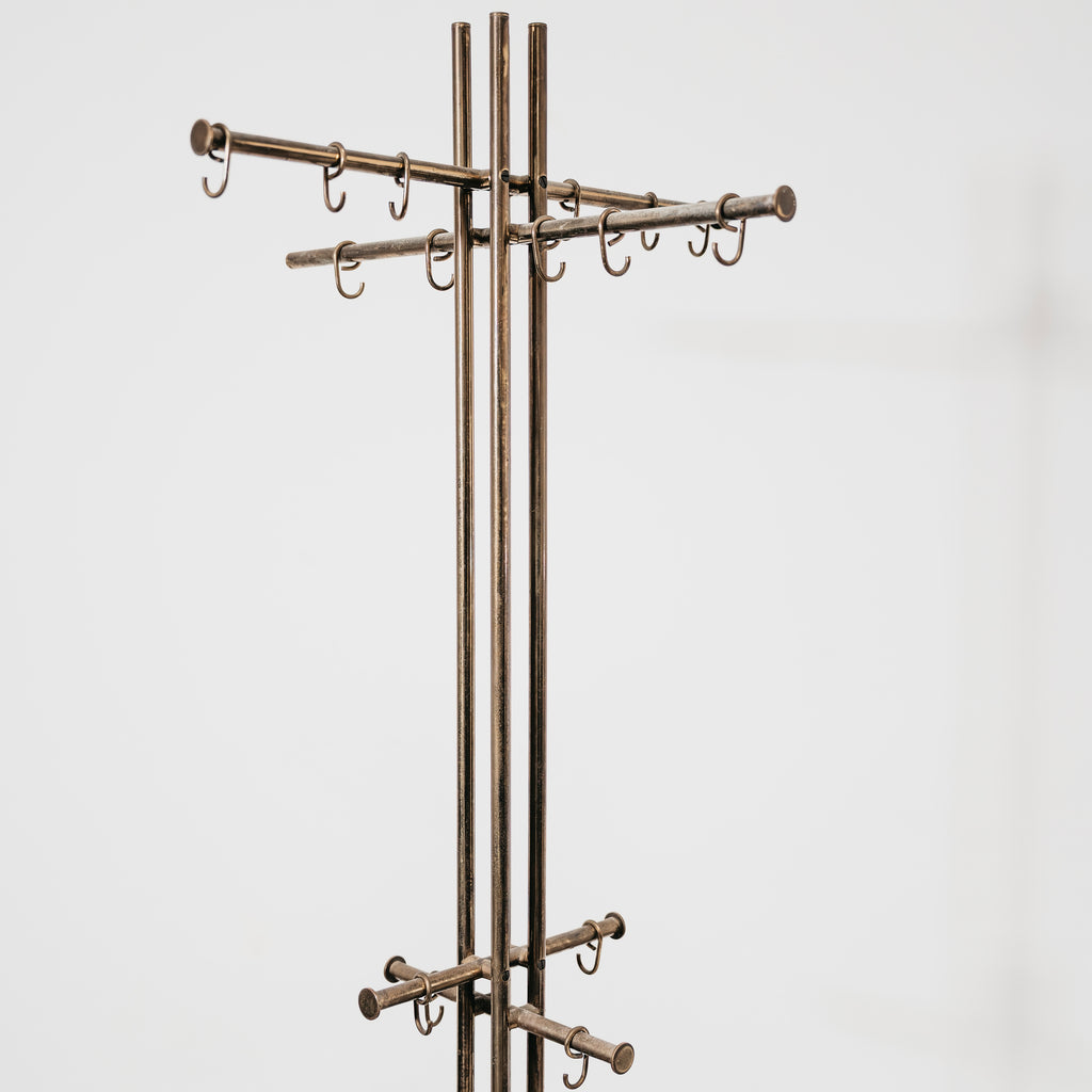 Appendiabiti da Terra Renato Zevi per Metalarte - Design Anni '70 Hollywood Regency
