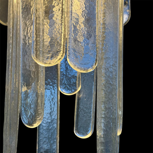 Carlo Nason Mazzega Lampadario Cascata Waterfall Murano Glass 1970's