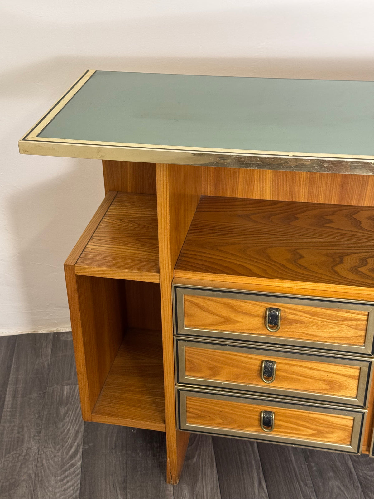 Consolle Mobile Bar Vintage dal Design Geometrico Scandinavo (Anni '70)
