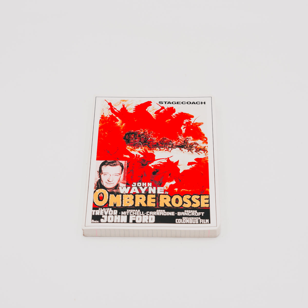 Quadernetto Vintage Anni '60 Serie Cinema "Ombre Rosse" John Wayne - Fondo di Magazzino (NOS)