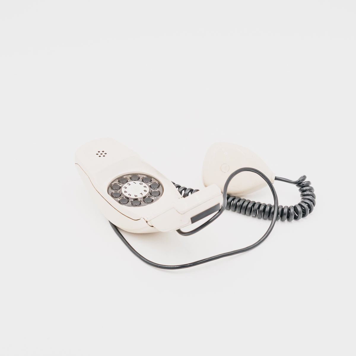Telefono Grillo Vintage Siemens Anni 60 Design Zanuso Sapper Bianco Modernariato