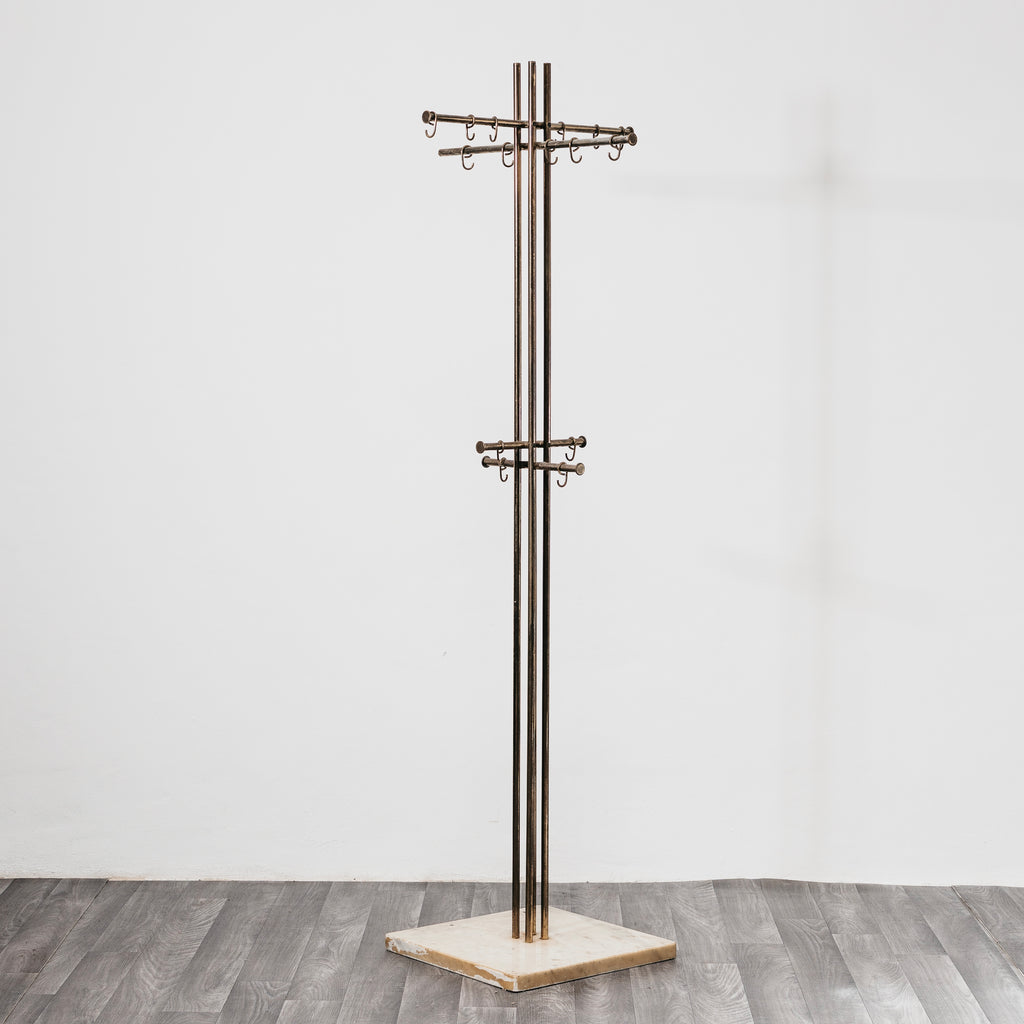 Appendiabiti da Terra Renato Zevi per Metalarte - Design Anni '70 Hollywood Regency