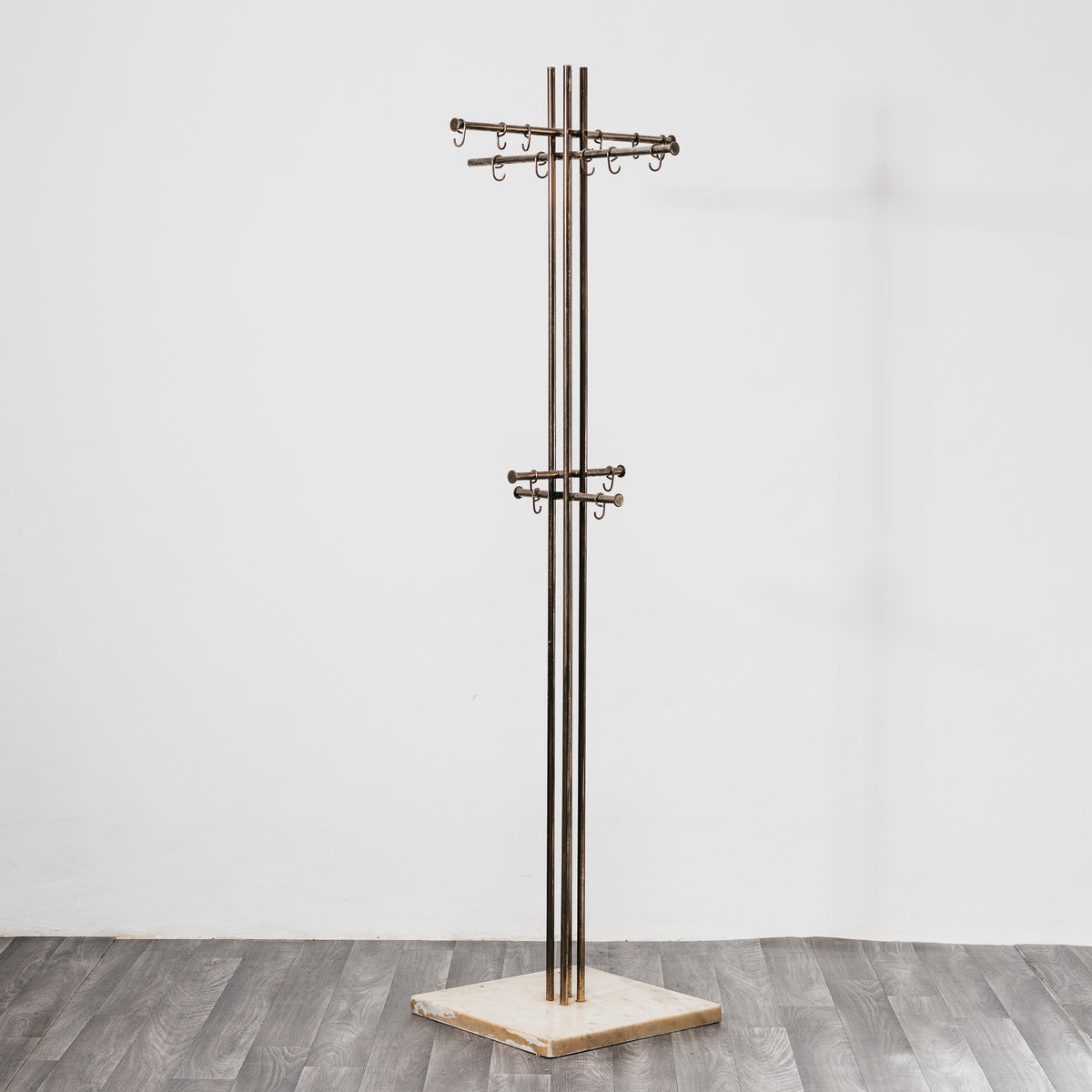 Appendiabiti da Terra Renato Zevi per Metalarte - Design Anni '70 Hollywood Regency