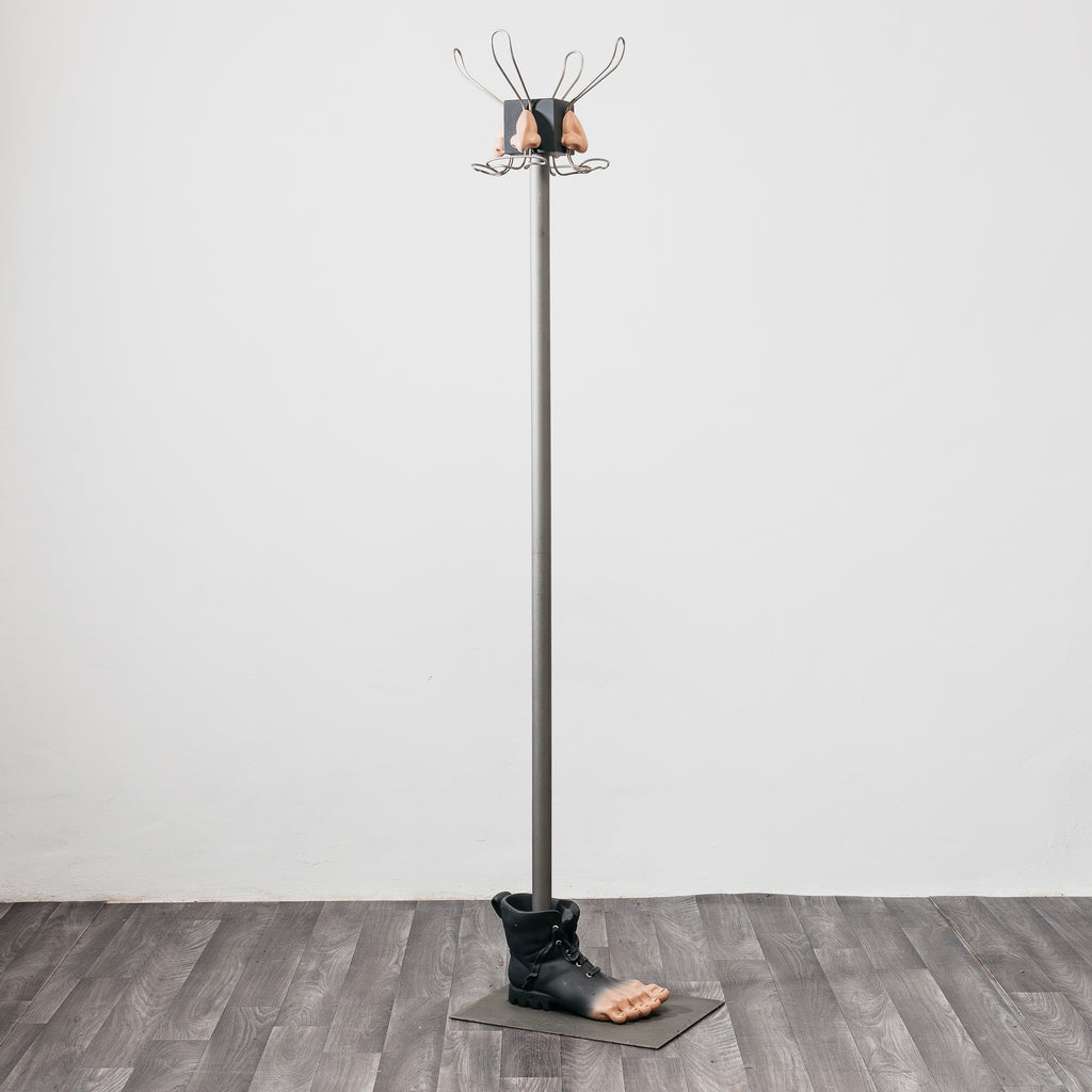 Ultra-Rare "Homage to Magritte" Sculptural Coat Rack by Antartidee, 1980s | Museum Quality