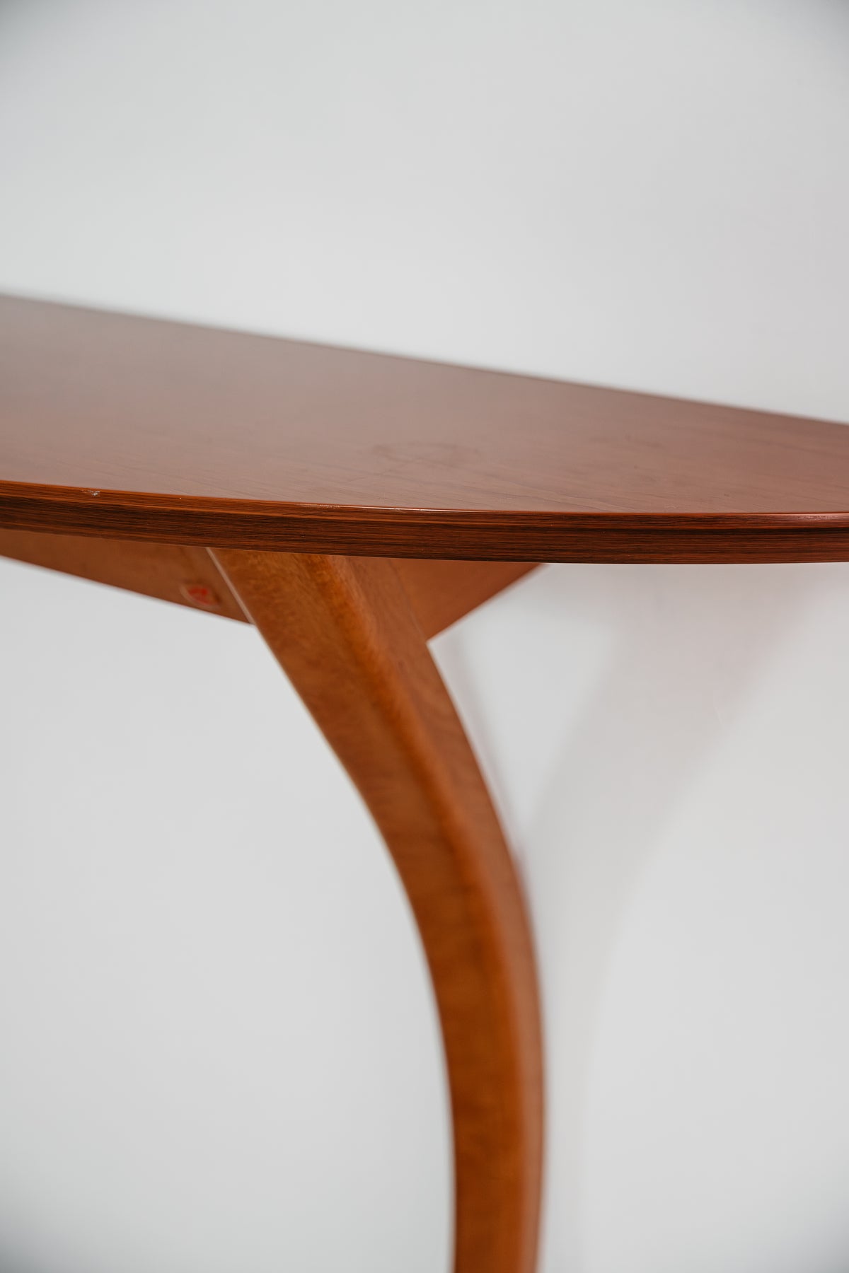 Tavolo Consolle Calligaris Modello Modi Vintage Anni 90 Legno Noce Modernariato