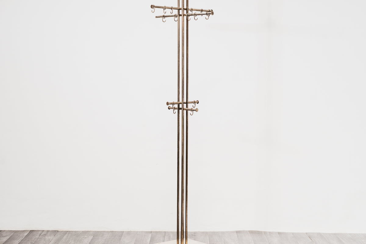 Appendiabiti da Terra Renato Zevi per Metalarte - Design Anni '70 Hollywood Regency