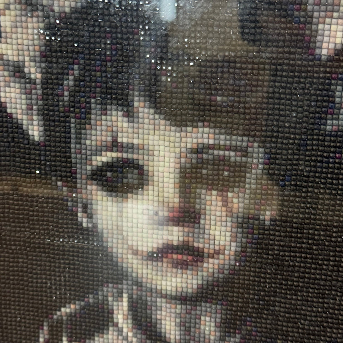 Quadro Horror "IT - Pennywise" in Diamond Painting con Cornice Nera