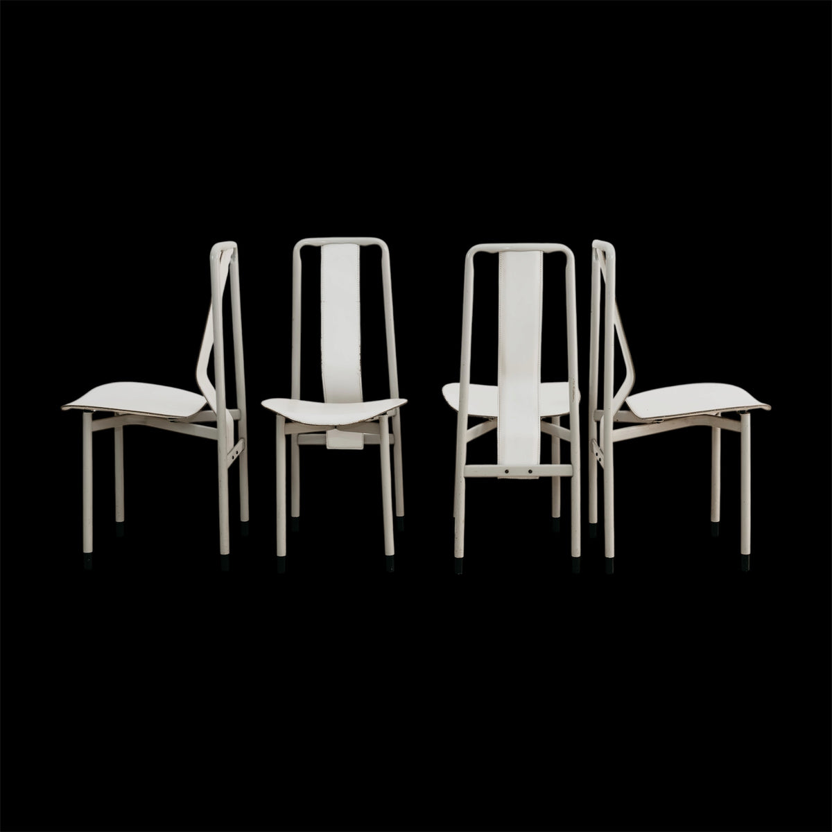 Achille Castiglioni Zanotta Set 4 Sedie Mod. Irma Anni 80
