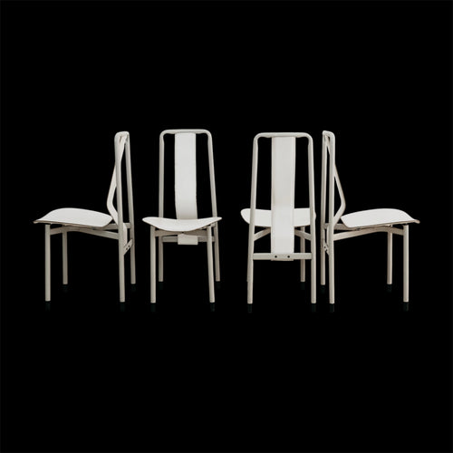 Achille Castiglioni Zanotta Set 4 Sedie Mod. Irma Anni 80