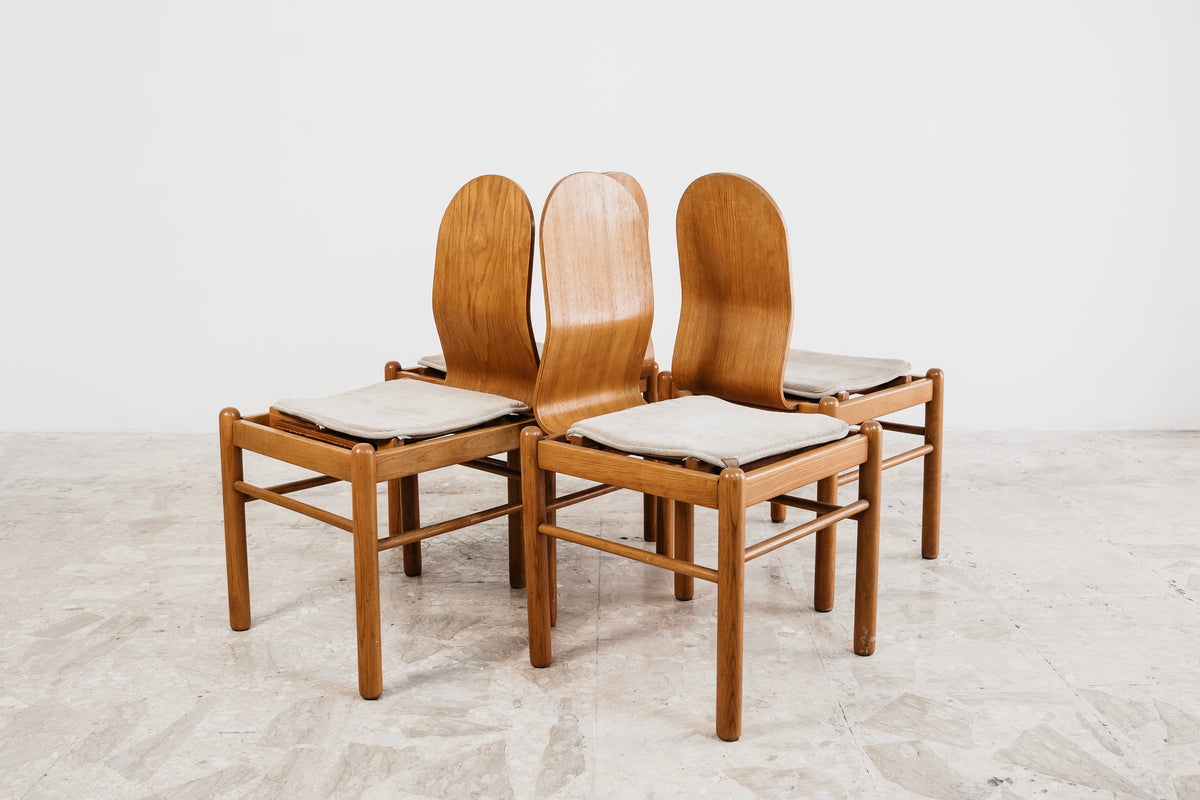 Set di 4 Sedie da Pranzo JYSK - Design Mid-Century Stile Scandinavo Anni '70