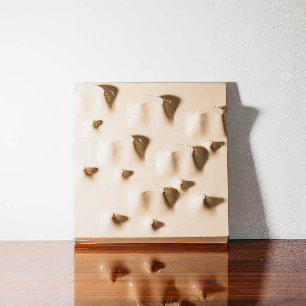 Iconic "Slab" Wall-Mounted Coat Rack by De Pas, D'Urbino & Lomazzi for Longato, 1969 (MoMA Collection)