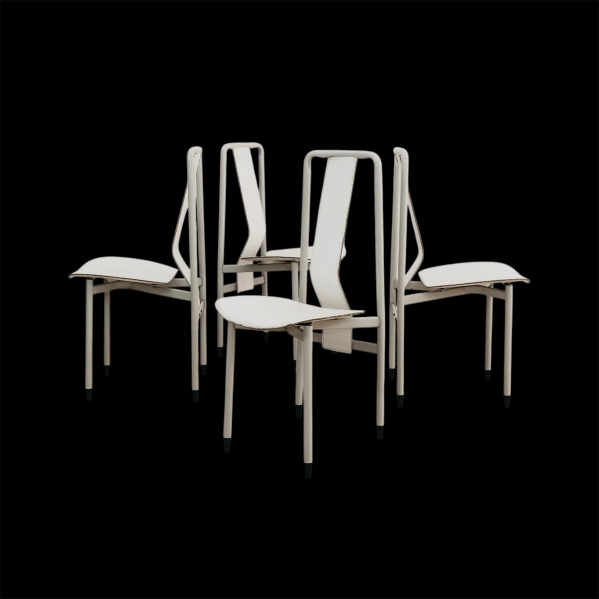 Achille Castiglioni Zanotta Set 4 Sedie Mod. Irma Anni 80